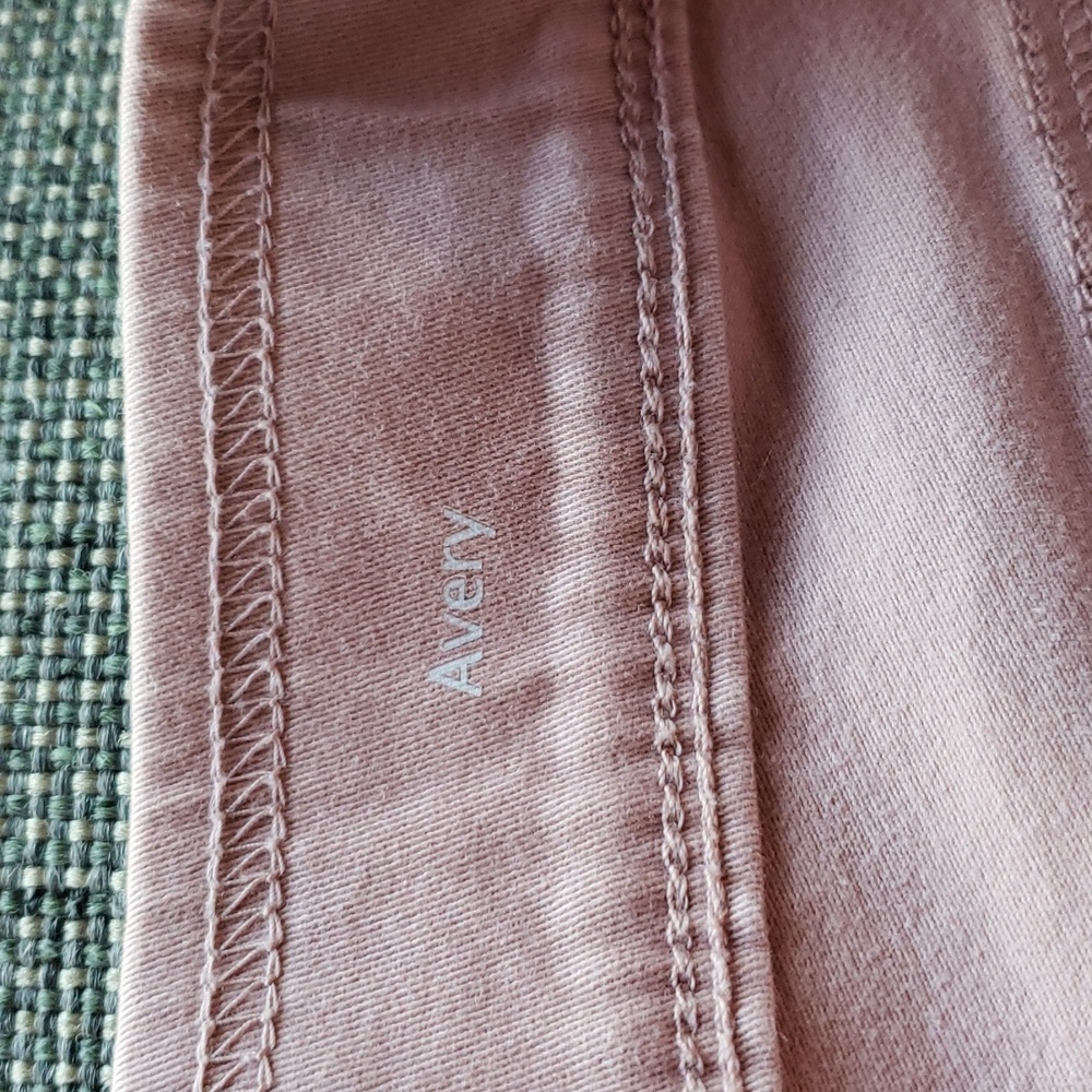 GLORIA VANDERBILT Avery Pull-On Neutral Blush Dusty Rose Capris Skimmer Jeans-18 - Picture 11 of 15